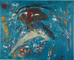 Tired Warrior by Hubert Scheibl, 1983, oil on canvas, offered Sep 2013