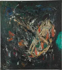 Marol & Greco by Hubert Scheibl, 1984, oil on canvas, offered Sep 2013
