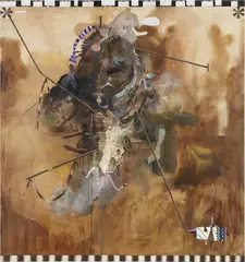 UMER 1 MARQUIS-C-C by Michael Bauer, 2007, oil on canvas, sold Sep 2013