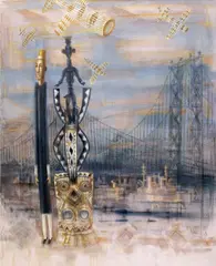 Lucien Dulfan, My Window, 1992, acrylic on canvas