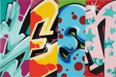 Seen, Untitled, 2013, spray paint on canvas