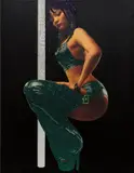 Fred Brathwaite aka Fab 5 Freddy, Hot Girl #1, 2010, mixed media on canvas