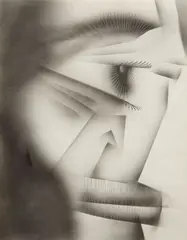 Untitled by Jim Shaw, 1981, airbrush, pencil on paper, sold Sep 2013
