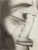 Jim Shaw, Untitled, 1981, airbrush, pencil on paper