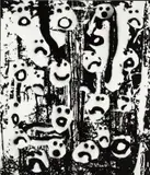 David Ratcliff, Faces, 2007, acrylic on canvas