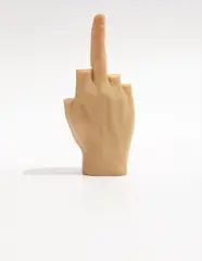 Untitled by Maurizio Cattelan, 2009, polyurethanic rubber, sold Sep 2013