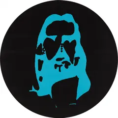 Aaron Young, Focus On The Four Dots In The Middle Of The Painting For Thirty Seconds, Close Your Eyes And Tilt Your Head Back (Frantic Fruit), 2007, silkscreen on canvas