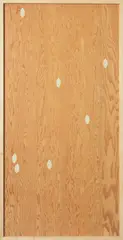 Sherrie Levine, Parchment Knot 5, 2003, acrylic paint on plywood in the artist's wood and Plexiglas frame