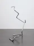 Wade Guyton, Untitled Action Sculpture, 2006, stainless steel