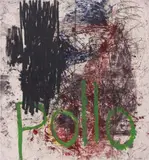 Oscar Murillo, Untitled, 2011, oilstick, spray paint, enamel and graphite on canvas