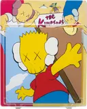 Kaws, Untitled (Kimpsons), Package Painting Series, 2001, acrylic on canvas, in blister package with printed card