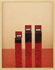 Compacts by Elad Lassry, 2011, chromogenic print, in artist's frame, sold Nov 2013
