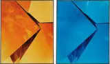 Eileen Quinlan, Two works: (i) Smoke and Mirrors #21; (ii) Smoke and Mirrors #23, 2005, chromogenic print