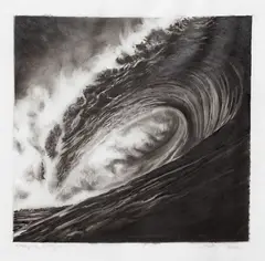 Study of Hell's Gate by Robert Longo, 2002, ink and charcoal on vellum, sold Nov 2013