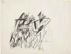 Women by Willem de Kooning, 1949-53, pencil on paper, offered Nov 2013
