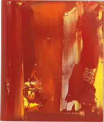 War Cut II by Gerhard Richter, 2004, Öl auf rotem Buchdeckel, sold Nov 2013