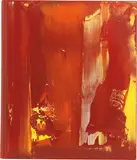 War Cut II by Gerhard Richter, 2004, Öl auf rotem Buchdeckel, sold Nov 2013