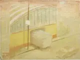 Francis Alÿs, Chihuahua Tongha Col Roma, 1995, oil on canvas, mounted on wood