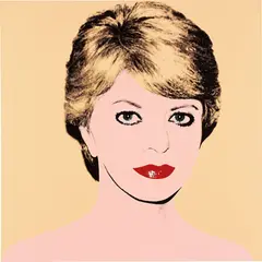 Mrs. Pritzker by Andy Warhol, 1982, synthetic polymer paint and silkscreen ink on canvas, sold Nov 2013