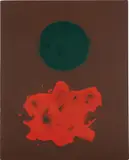 Adolph Gottlieb, Volcanic, 1971, oil on linen