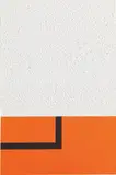 Peter Halley, Small White Cell with Conduit, 1985, acrylic and Roll-A-Tex on canvas