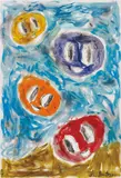 André Butzer, Untitled (F.S.-Kinder), 2007, oil on canvas