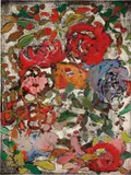 Ross Bleckner, Untitled, 2006, oil on paper on canvas