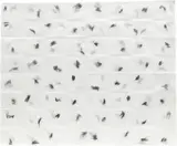 William Anastasi, Pocket Drawing, 2002, graphite on Chinese silk paper