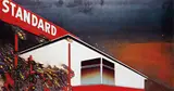 Burning Standard, after Ed Ruscha from the series Pictures of Cars by Vik Muniz, 2007, chromogenic print, sold Nov 2013