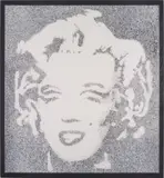 Grey Marilyn from Pictures of Diamond Dust by Vik Muniz, 2003, chromogenic print, sold Nov 2013