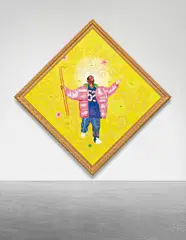 Easter Realness #7 by Kehinde Wiley, 2004, oil on canvas, in artist's gilded frame, offered Nov 2013