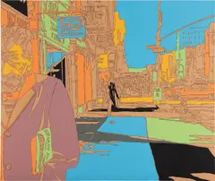 Francis Ruyter, Hotel Terminus, 1997, acrylic on canvas
