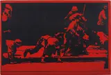 António Manuel de Oliveira, Untitled (Protest), 1968, silkscreen inks on board