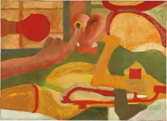Untitled by Cildo Meireles, 1966, oil on canvas, offered Nov 2013