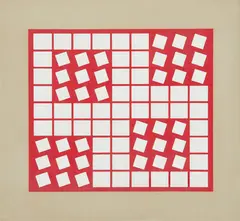 Hélio Oiticica, Metaesquema 153, 1958, gouache on cardboard