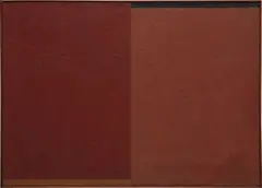 Mira Schendel, Untitled, circa 1960, oil on canvas