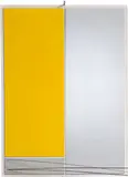 Jesús Rafael Soto, Oro y Plata, 1969, oil on wood, nylon and metal