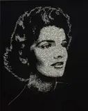 Jackie O (from Pictures of Diamonds) by Vik Muniz, 2005, chromogenic print, sold Nov 2013