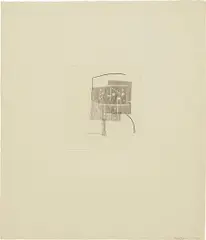 Untitled by Gego, 1963, intaglio on Arches paper, offered Nov 2013