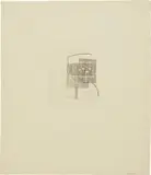 Gego, Untitled, 1963, intaglio on Arches paper