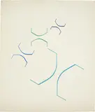 João José Costa, Untitled, 1956, gouache on paper