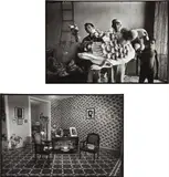 Mario García Joya, Two works: (i) Ramonín, Feliberto y Lazarito (from the series Caibarién), 1981; (ii) Arte óptico (from the series Caibarién), 1980, gelatin silver print on AGFA Brovira paper