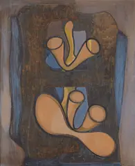 Amelia Peláez, Untitled, 1951, gouache on board