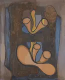 Amelia Peláez, Untitled, 1951, gouache on board
