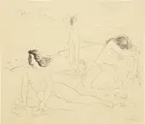 Mario Carreño Morales, Untitled (Three Figures)