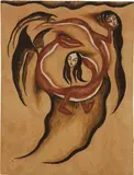 Xul Solar, Pli-ente, circa 1921, watercolor on paper