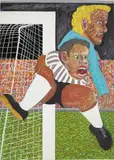 Futebol by Cildo Meireles, 1978, gouache and pastel on paper, offered Nov 2013