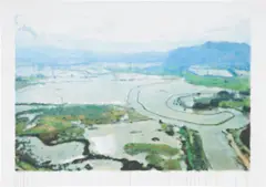 Esteban Peña, Valle de Ubate (from the series Aguadas), 2012, watercolor on wove paper