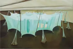 Sandra Gamarra, Pag 332, 2006, oil on canvas