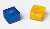 Rubens Gerchman, Two works: (i) Sun; (ii) Sky, 1970, (i) sand in acrylic box; (ii) cotton wool in acrylic box